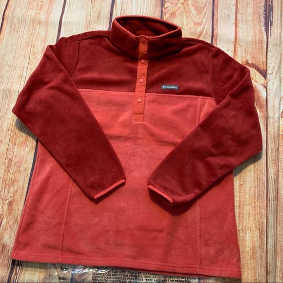 New! Columbia Benton Springs 1/2 Button Pullover - Picture 1 of 4
